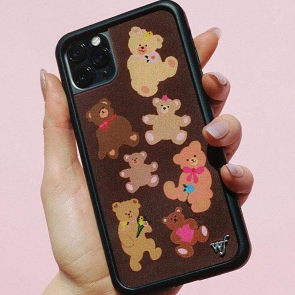 Wildflower teddy bear case